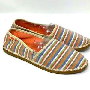 Rocket Dog Women’s Slip On Colorful BoHo Canvas Flat Size 8